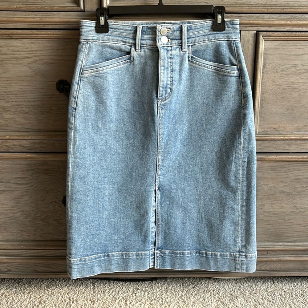 NWT Ann Taylor Denim Skirt